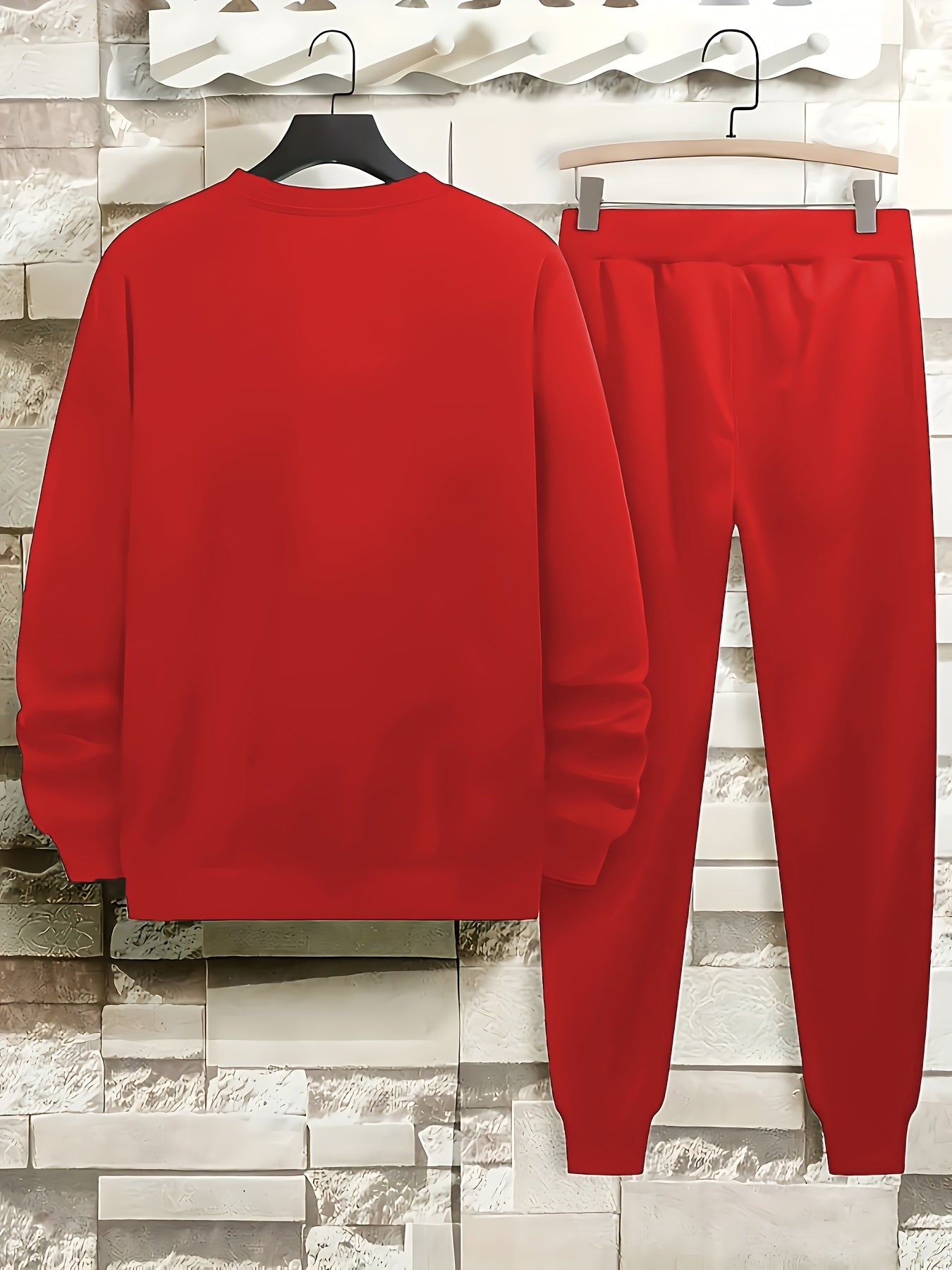 UrbanEdge Men's Printed Hoodie & Jogger Set