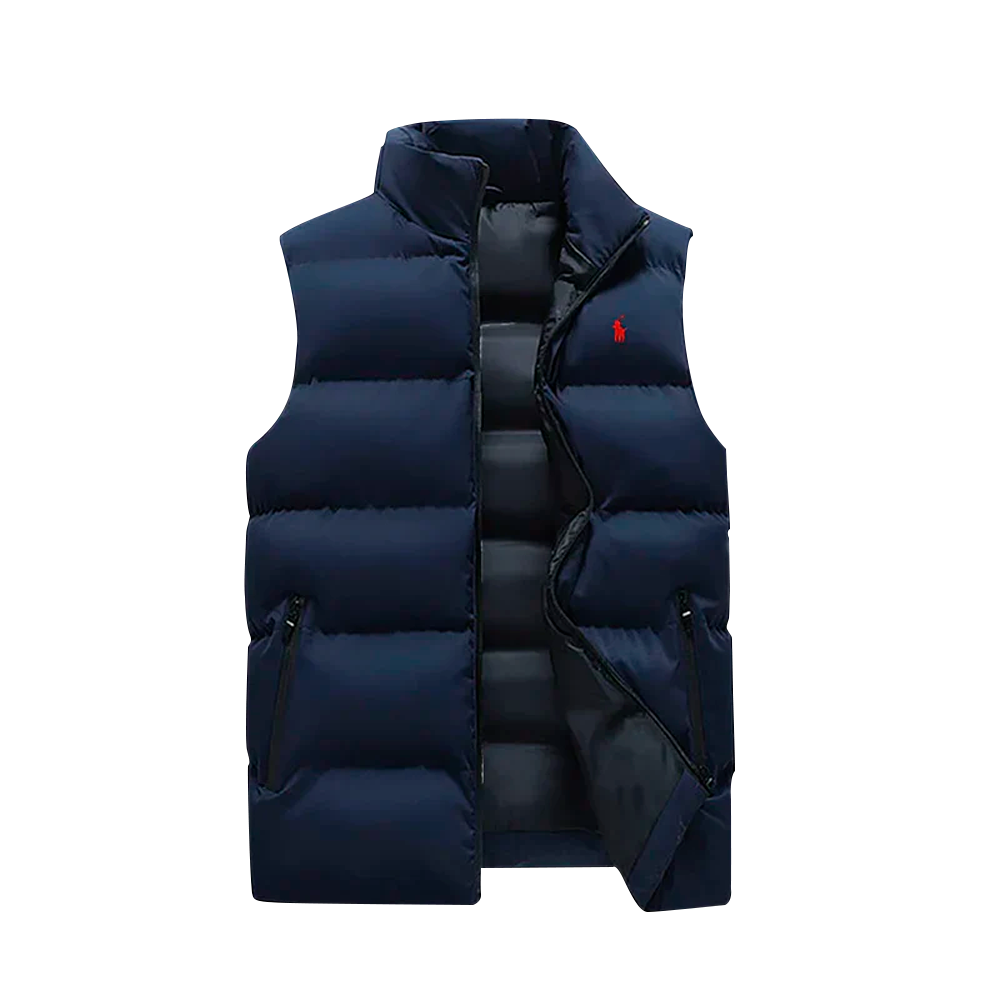 Charm RL Puffer Vest – Lightweight Warmth & Timeless Style