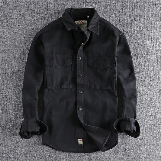 Vintage Cargo Long Sleeve Shirt Menswear