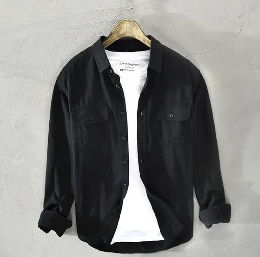 Vintage Cotton Long Sleeve Shirt Menswear