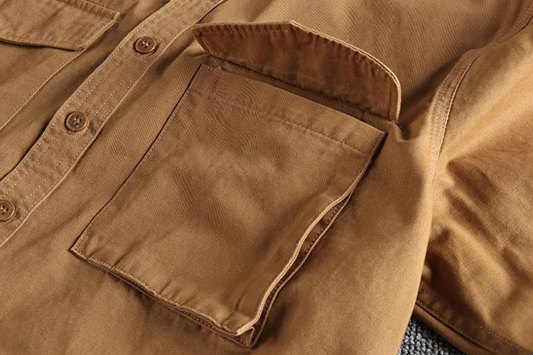 Vintage Cargo Long Sleeve Shirt Menswear