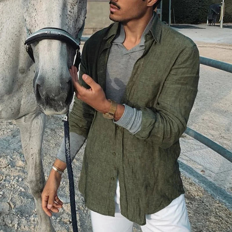 EaseWear – Men’s Oversized Casual Shirt
