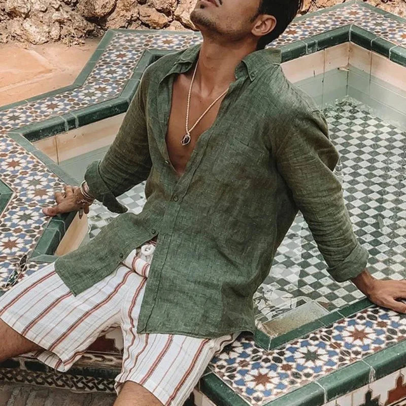EaseWear – Men’s Oversized Casual Shirt