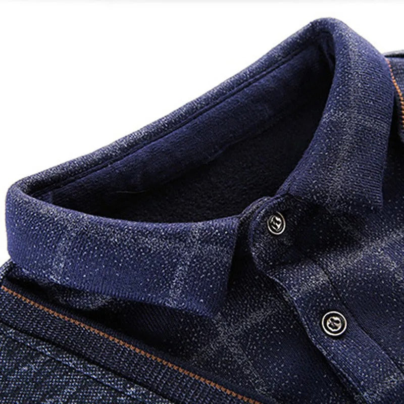Knitted Fleece Sweater Menswear