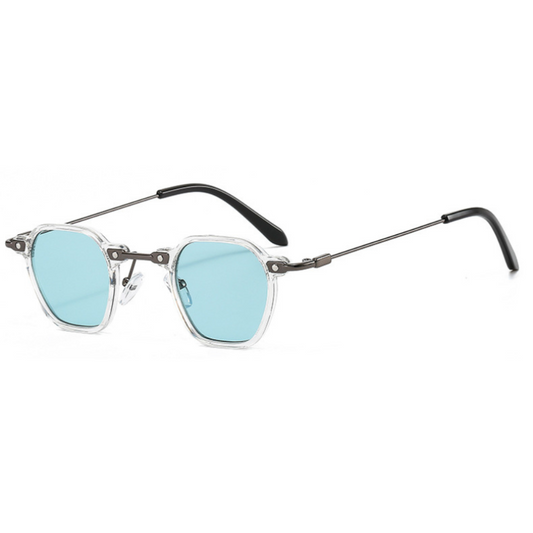 Rive Glasses Transparent | Blue Sunglasses
