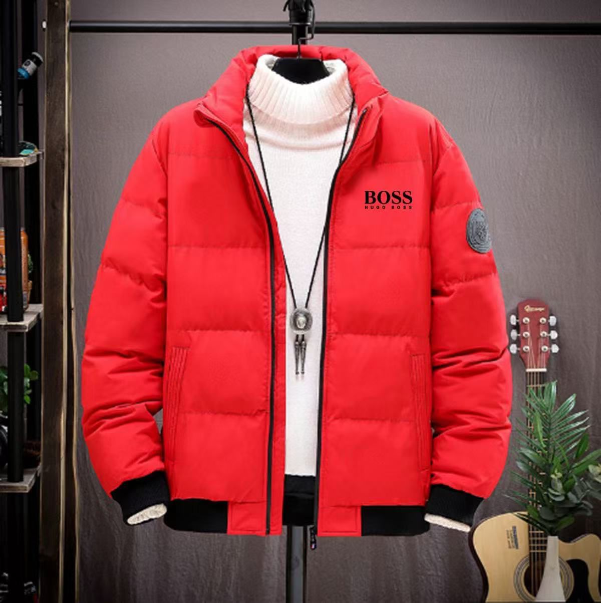 Boss Charm Puffer Jacket – Timeless Style Meets Sustainability