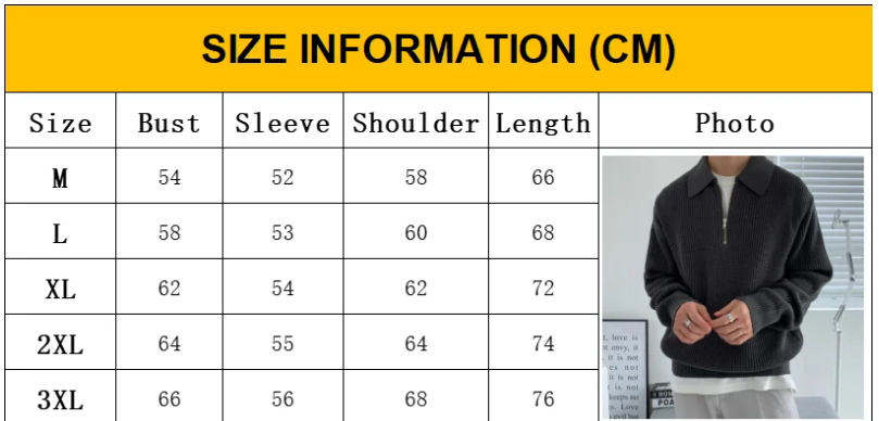 Vintage Knitted Pullover Menswear