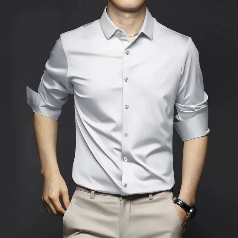 Men’s Classic Wrinkle-Resistant Shirt White / Medium Menswear