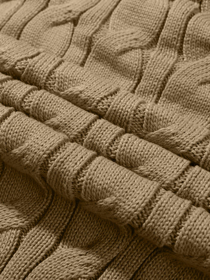 Caden Stripes – Men’s Rib-Knit Pullover Sweater