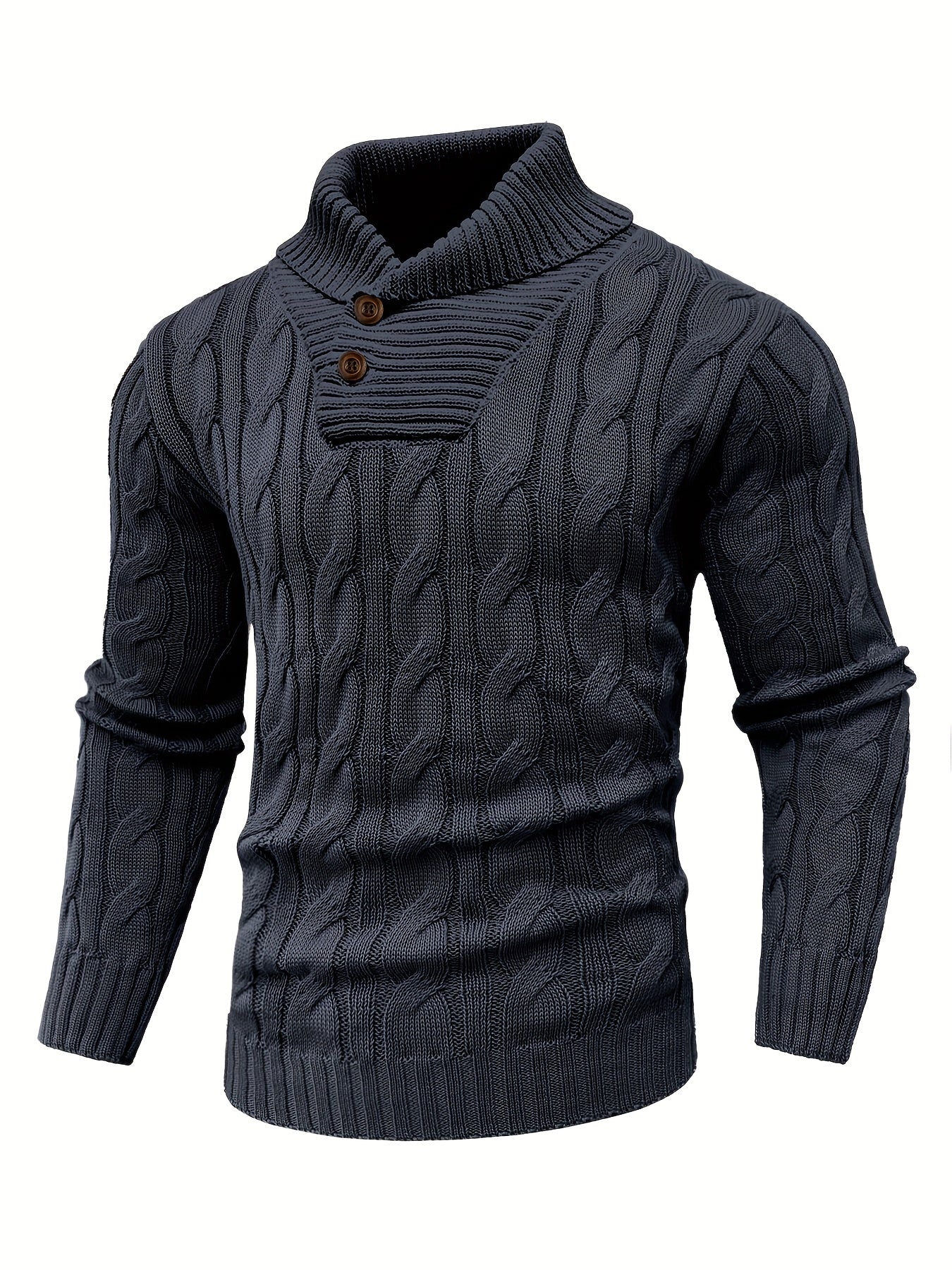 Caden Stripes – Men’s Rib-Knit Pullover Sweater