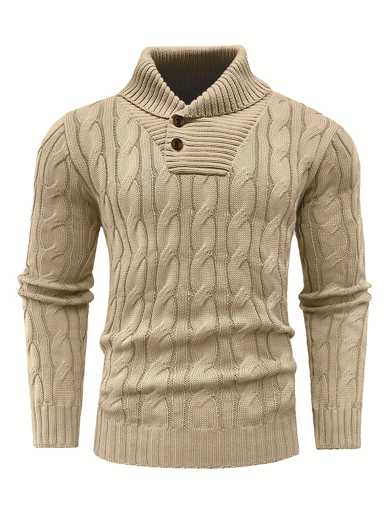 Caden Stripes – Men’s Rib-Knit Pullover Sweater