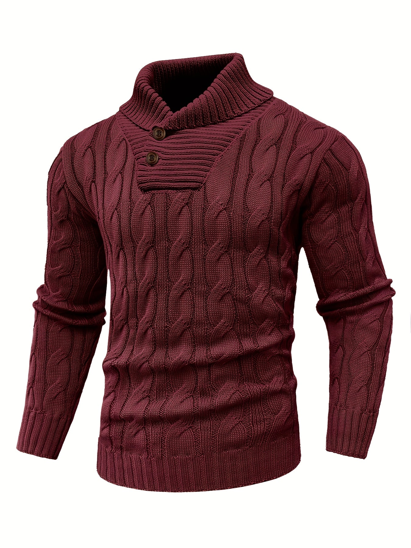 Caden Stripes – Men’s Rib-Knit Pullover Sweater