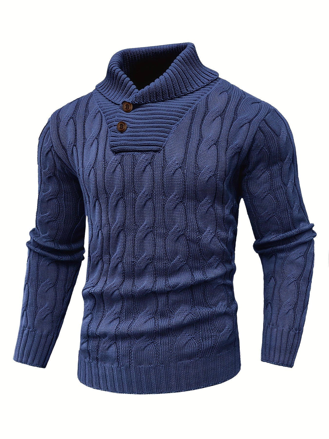 Caden Stripes – Men’s Rib-Knit Pullover Sweater