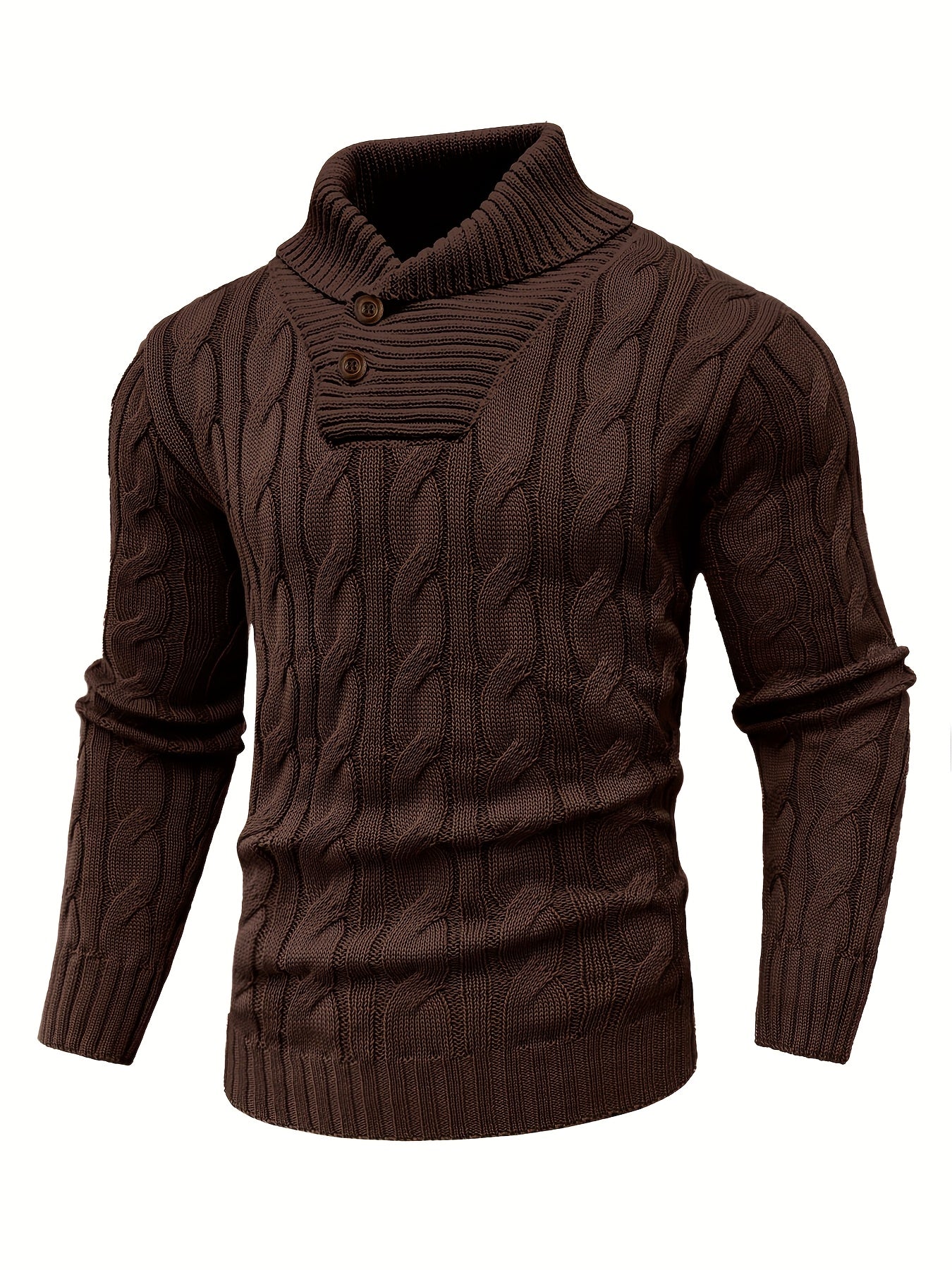 Caden Stripes – Men’s Rib-Knit Pullover Sweater