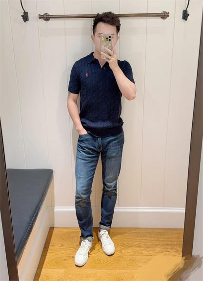 Camisola Elite de Manga Curta – Estilo Intemporal e Conforto Incomparável