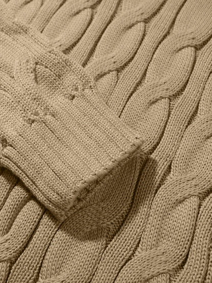 Caden Stripes – Men’s Rib-Knit Pullover Sweater