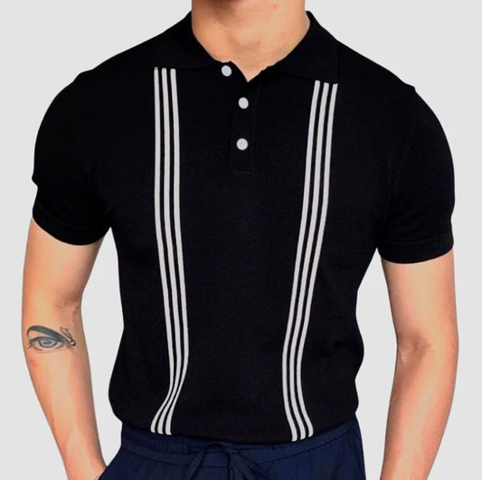 Stripped Polo T-Shirt Menswear