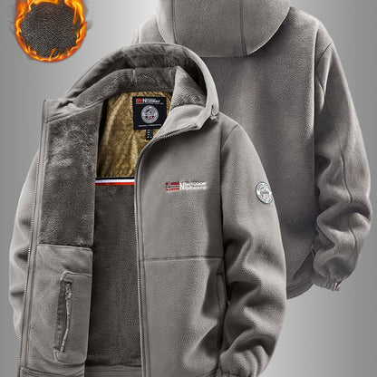 AeroFleece™ Geometric Hooded Jacket