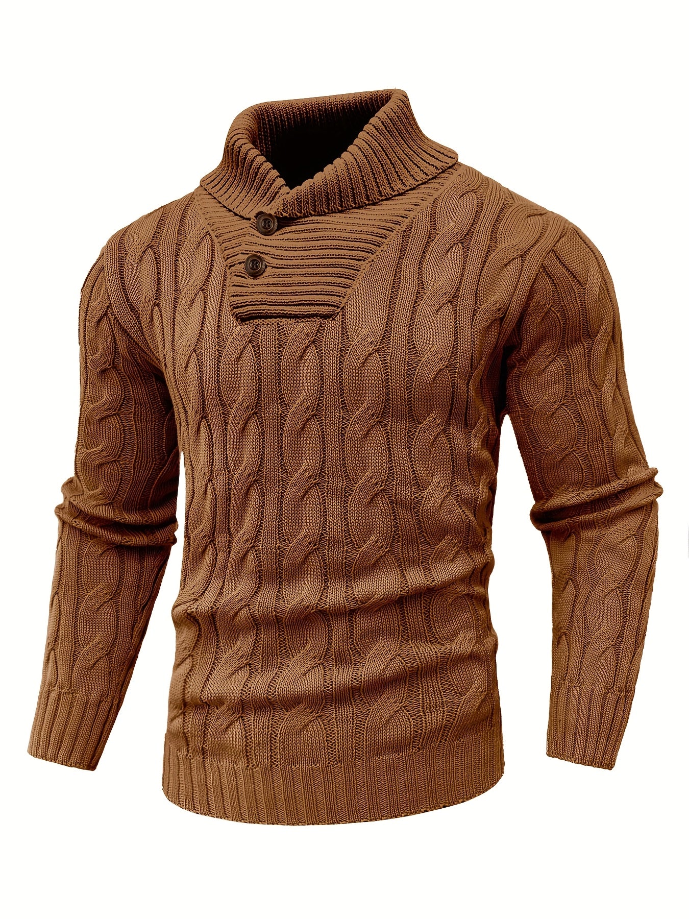 Caden Stripes – Men’s Rib-Knit Pullover Sweater