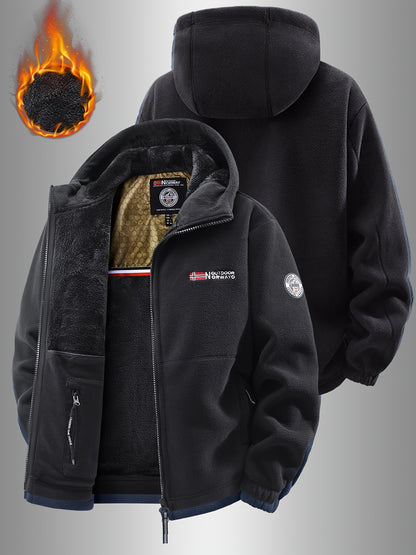 AeroFleece™ Geometric Hooded Jacket