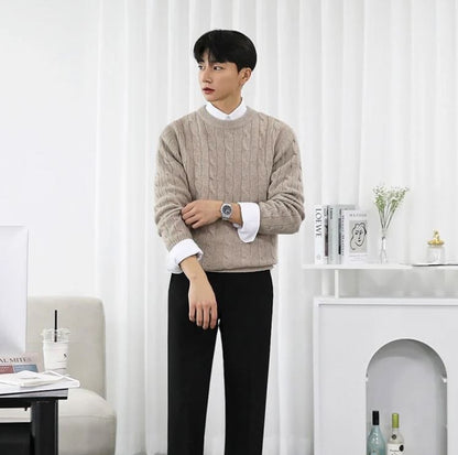 California Cable Sweater Menswear