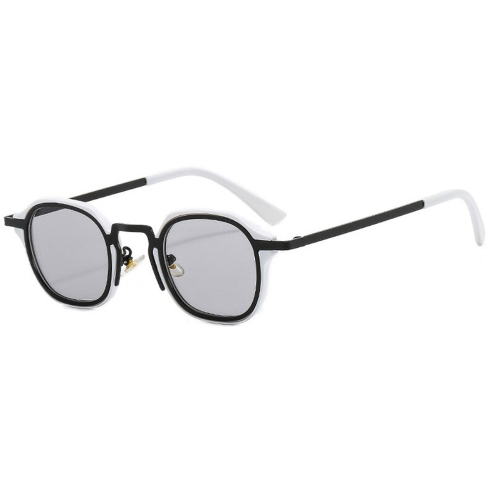 Capri Glasses Black And White | Gray Sunglasses