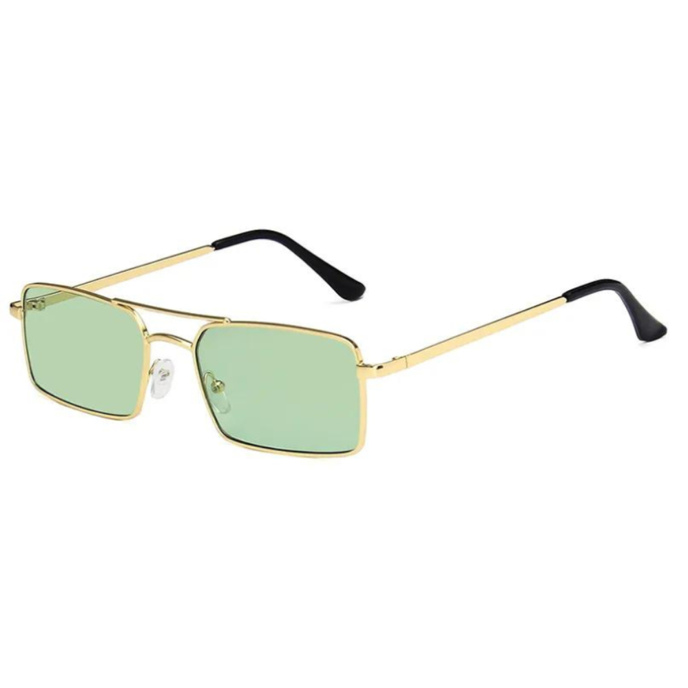 Malibu Glasses Golden⎪Green Sunglasses