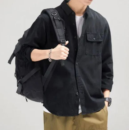Vintage Cotton Long Sleeve Shirt Menswear
