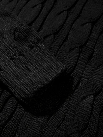 Caden Stripes – Men’s Rib-Knit Pullover Sweater