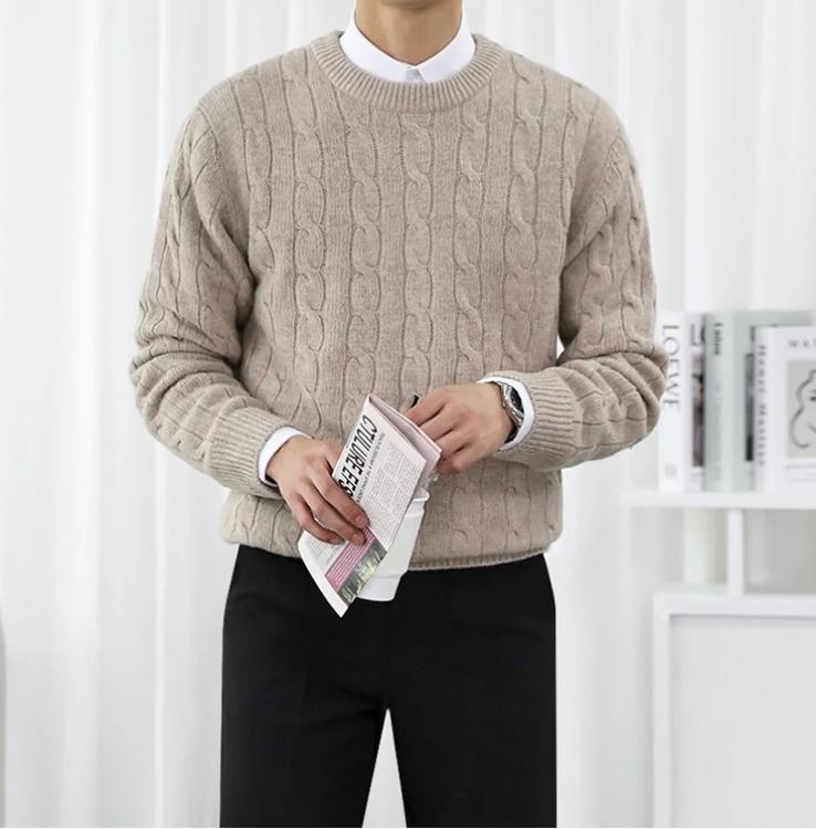 California Cable Sweater Menswear