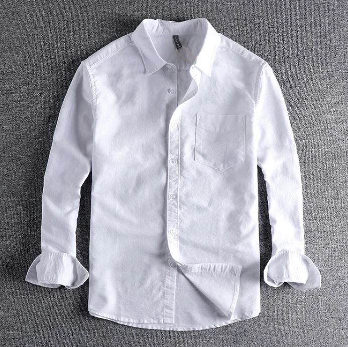 Onnat Cotton Premium Long Sleeve Shirt White / M Menswear