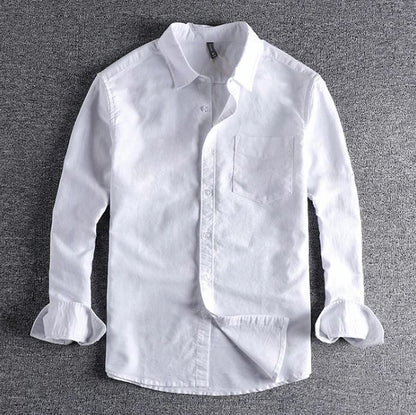 Onnat Cotton Premium Long Sleeve Shirt White / M Menswear