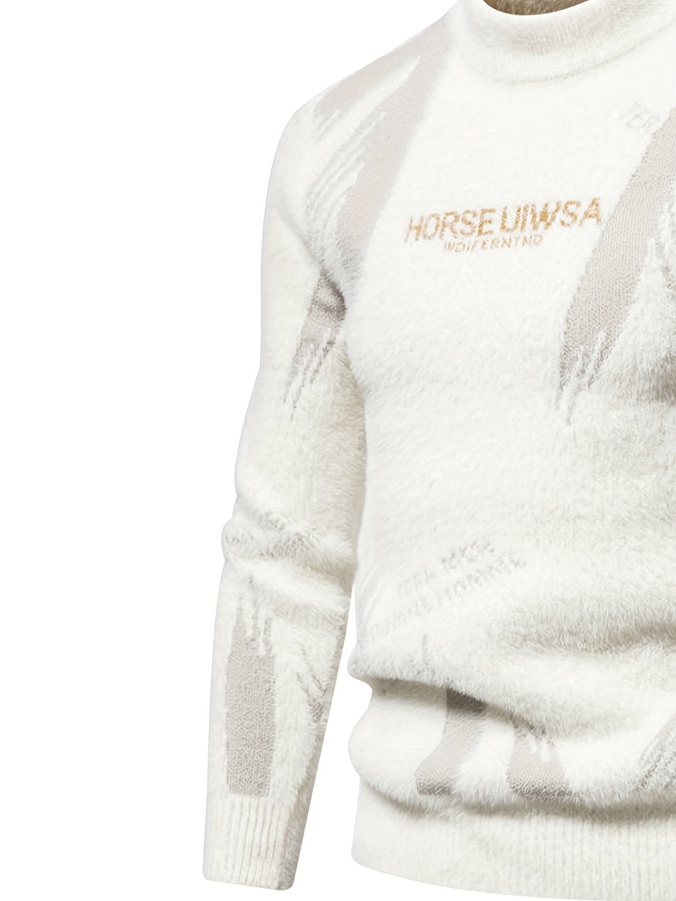 Lexon Knit – Men’s High-Neck Alphabet Pullover