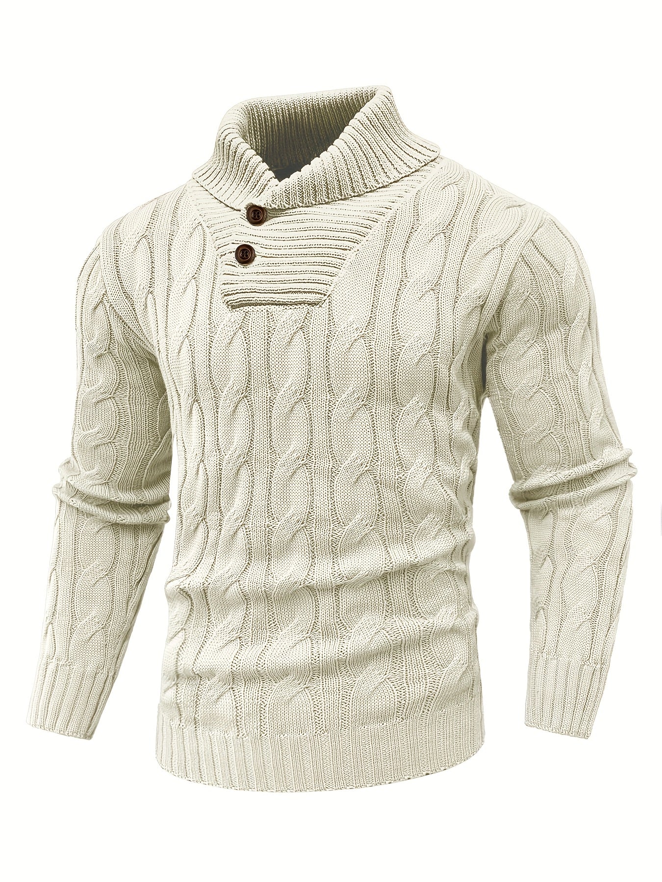 Caden Stripes – Men’s Rib-Knit Pullover Sweater