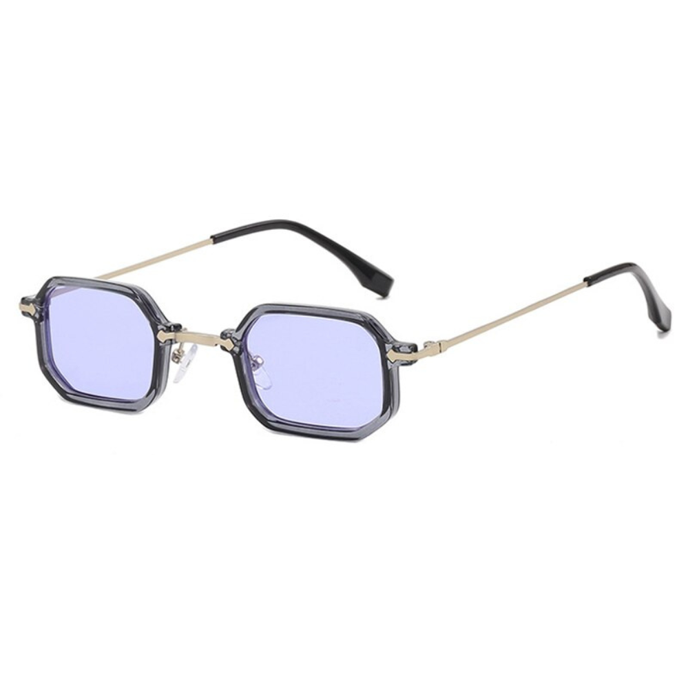 Franci Glasses Grey | Purple Sunglasses