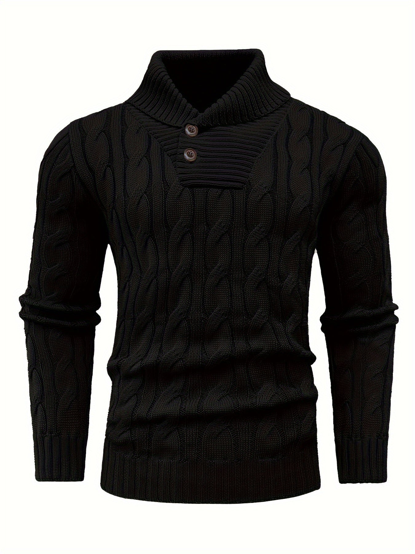 Caden Stripes – Men’s Rib-Knit Pullover Sweater