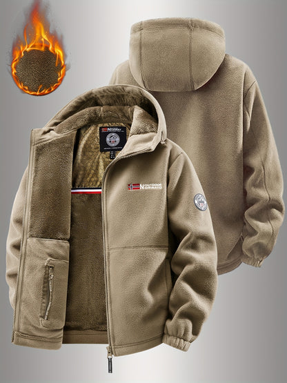 AeroFleece™ Geometric Hooded Jacket