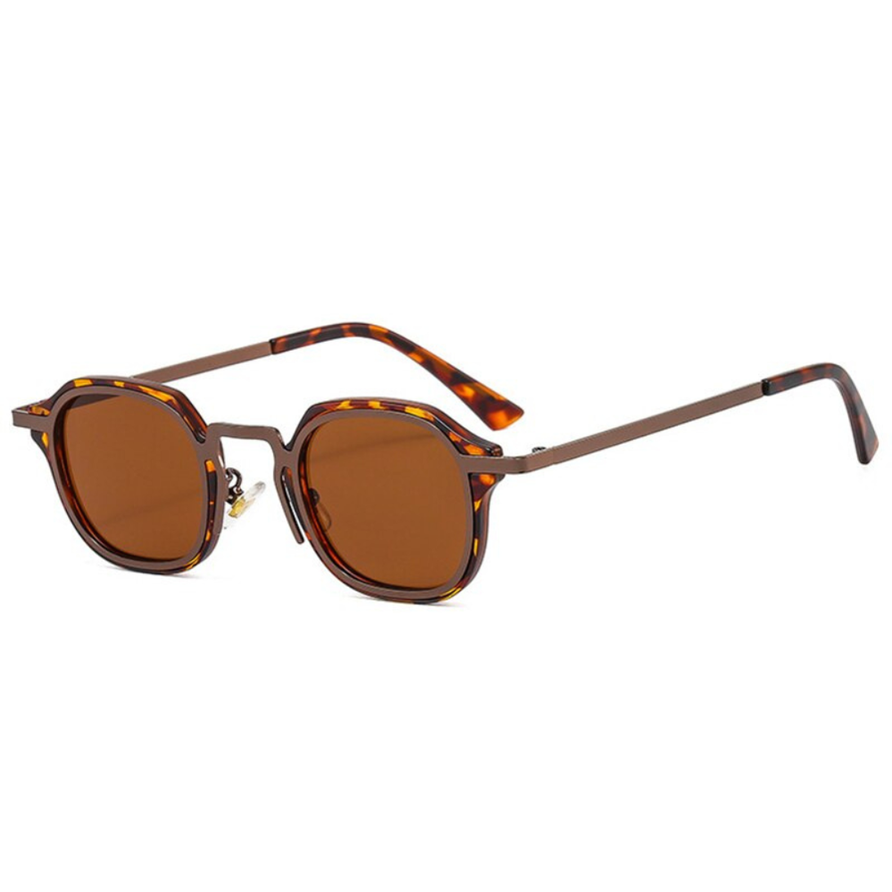 Capri Glasses Leopard | Brown Sunglasses
