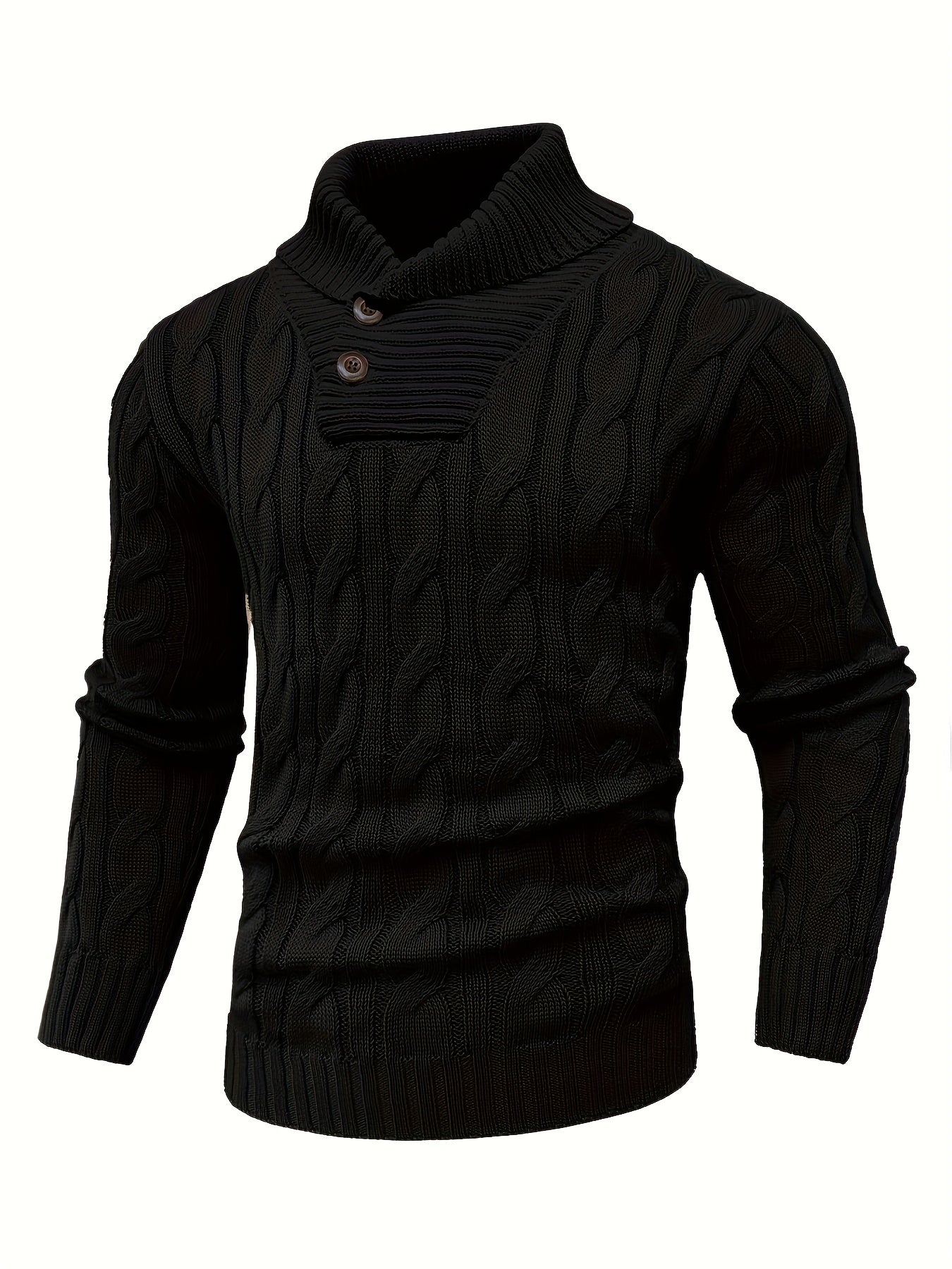 Caden Stripes – Men’s Rib-Knit Pullover Sweater
