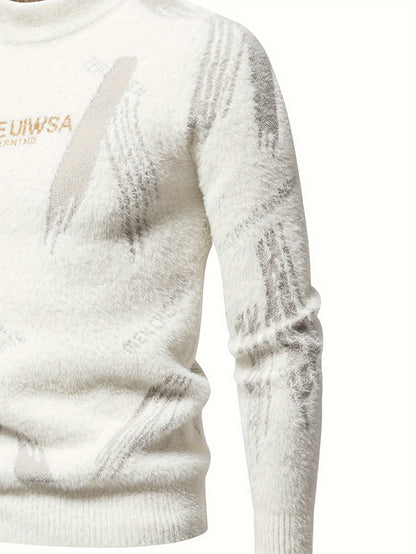 Lexon Knit – Men’s High-Neck Alphabet Pullover