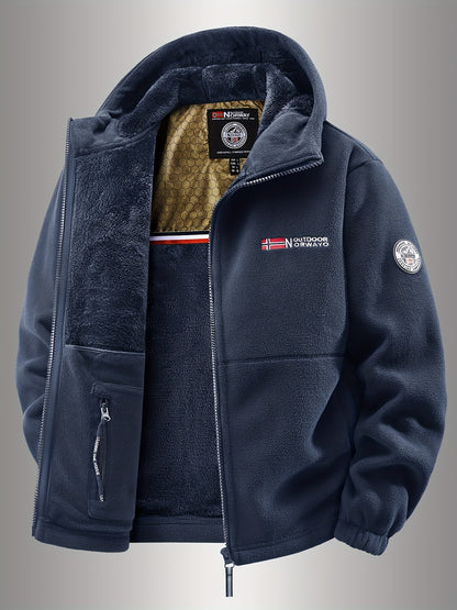 AeroFleece™ Geometric Hooded Jacket