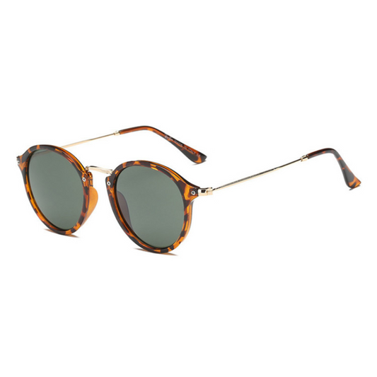 Origin Glasses Leopard | Green Sunglasses