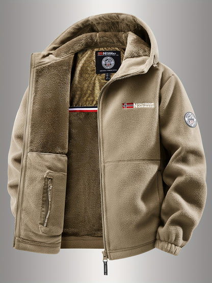 AeroFleece™ Geometric Hooded Jacket