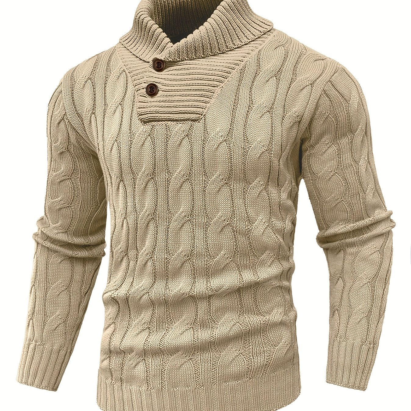 Caden Stripes – Men’s Rib-Knit Pullover Sweater