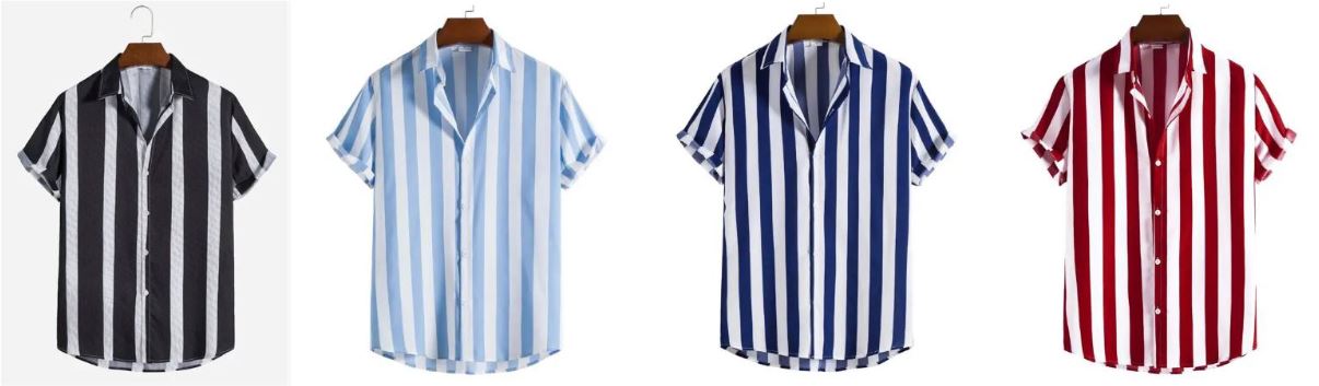 Striped Summer Cotton Shirt Menswear
