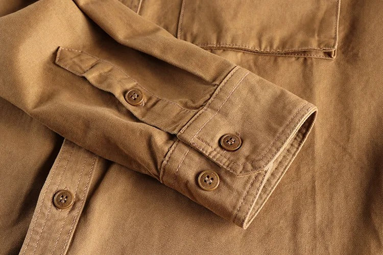 Vintage Cargo Long Sleeve Shirt Menswear