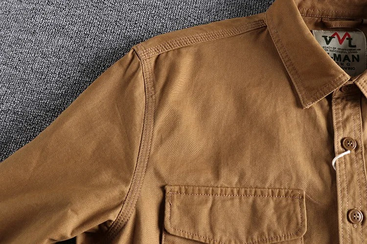 Vintage Cargo Long Sleeve Shirt Menswear