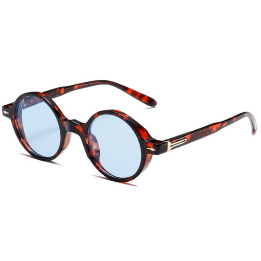 Nomad Glasses Leopard⎪Blue Sunglasses