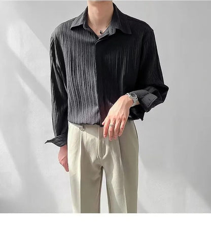Vintage Long-Sleeved Shirt Menswear