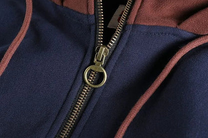 Fleeced Full Zip Up Hoodies Menswear